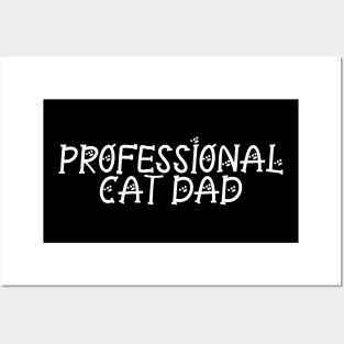 Professional Cat Dad Posters and Art